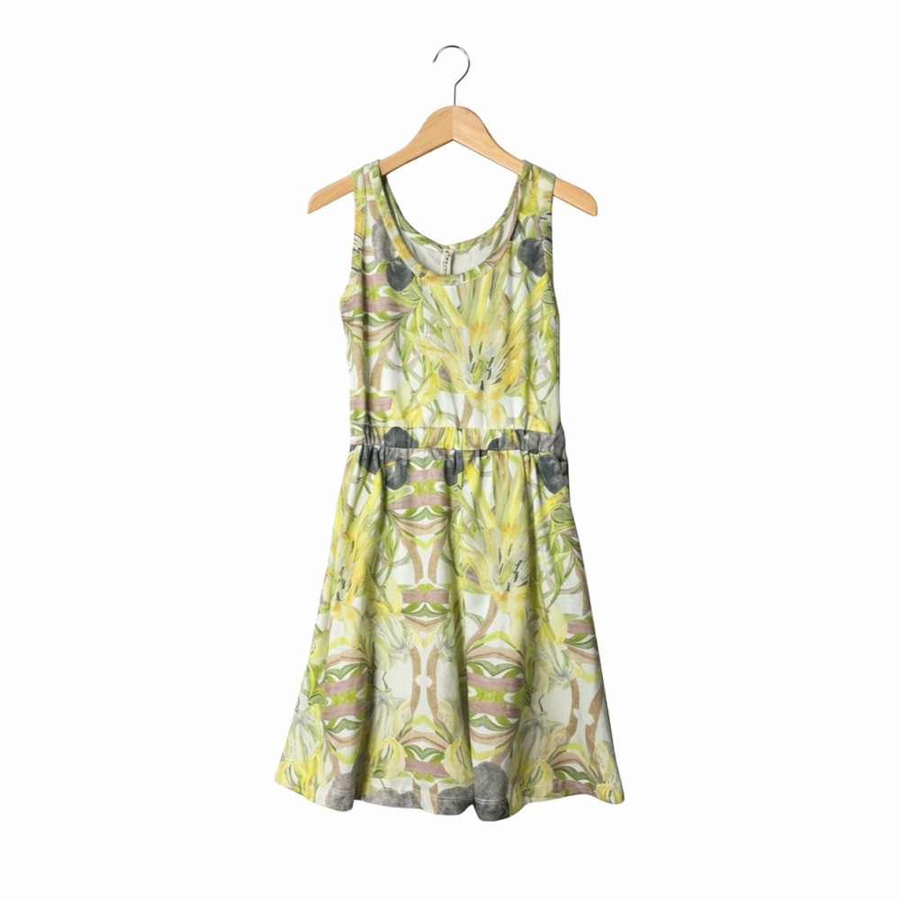 PopUpShop Tropical Print Dress Girls Size 3/4 Boutique Sleeveless Sundress